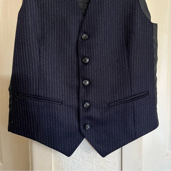YSL Vest Blue Pinstripes - Picture 2 of 5